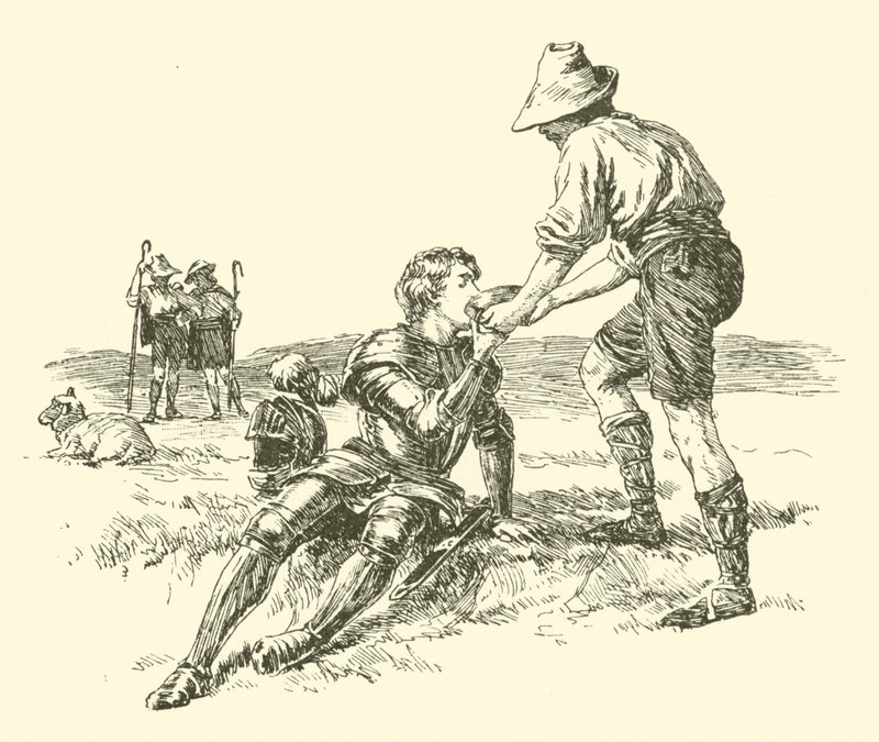 Sir Calidore, Knight of Courtesy, The Quest Of The Blatant Beast (gravyr) av Arthur George Walker