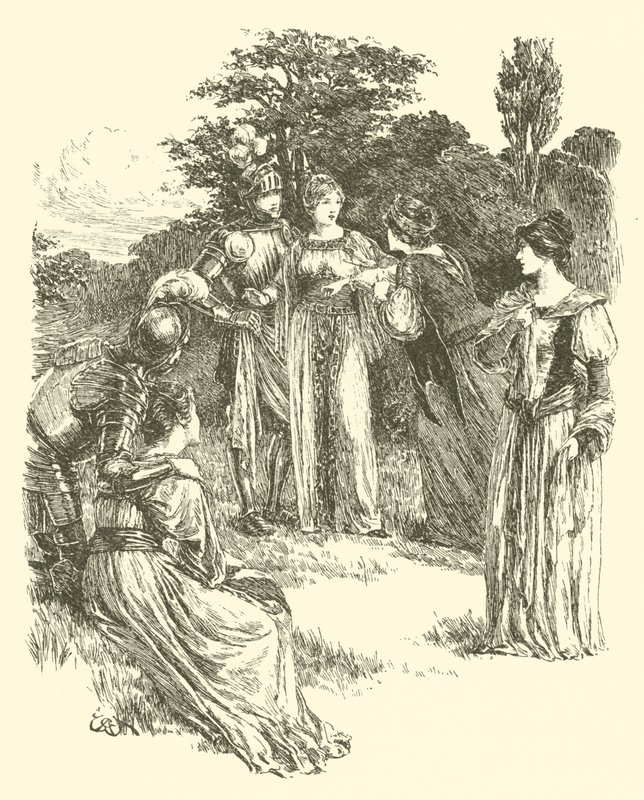 The Legend Of Britomart, The Golden Gordle Awarded (gravyr) av Arthur George Walker