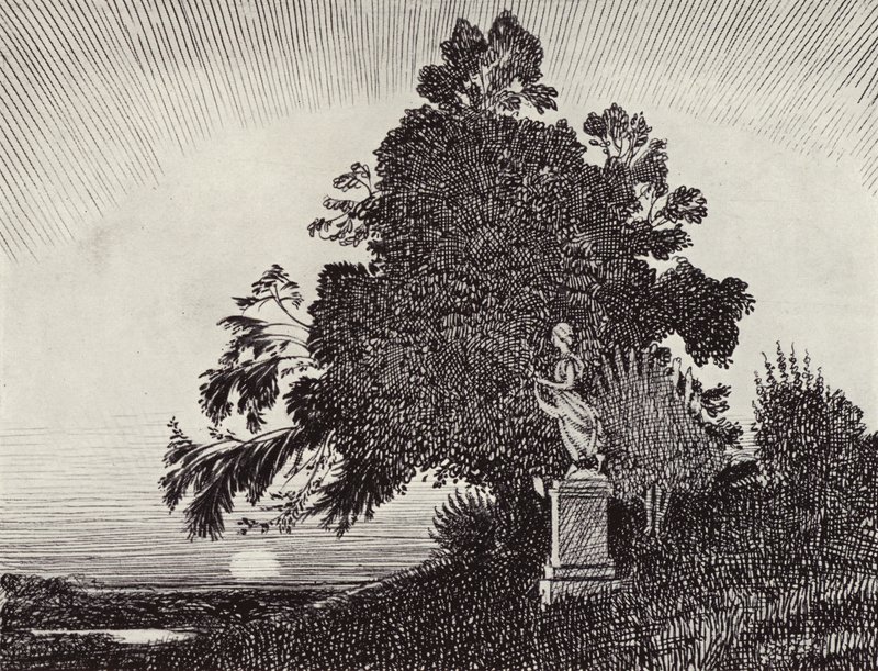 Var det en vision eller en vaken dröm? (litho) av Arthur George Watts