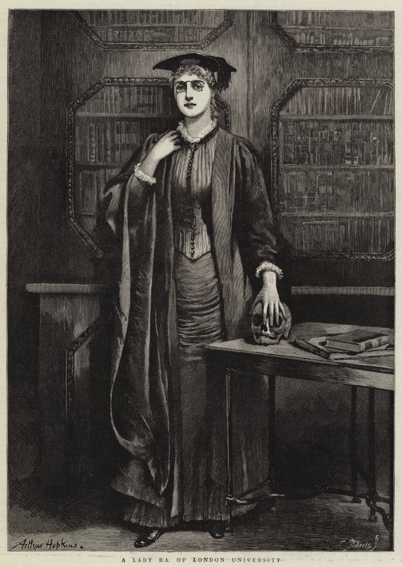 A Lady BA of London University  av Arthur Hopkins