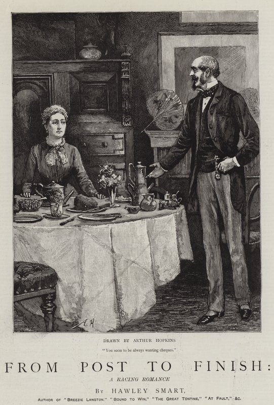Från post till mål, en tävlingsromantik av Arthur Hopkins