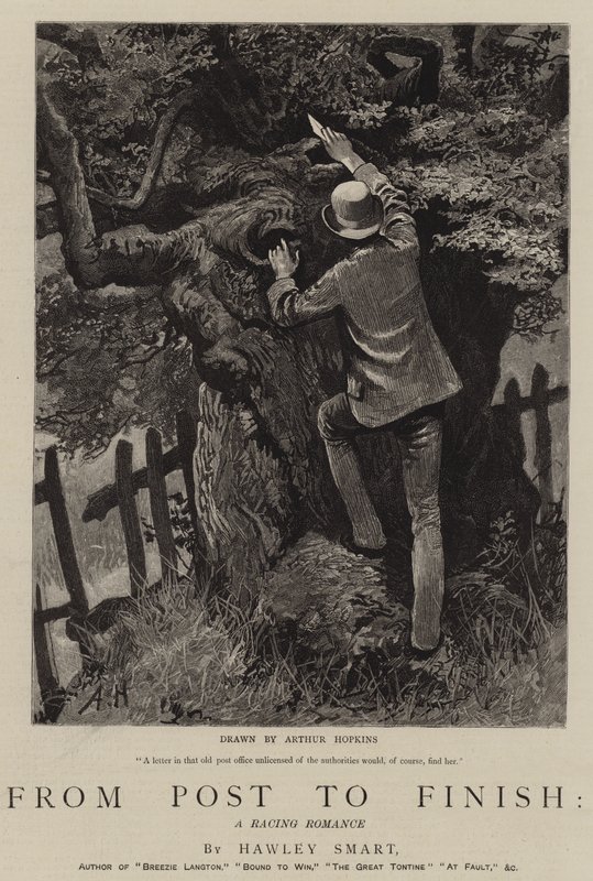 Från post till mål, en tävlingsromantik av Arthur Hopkins