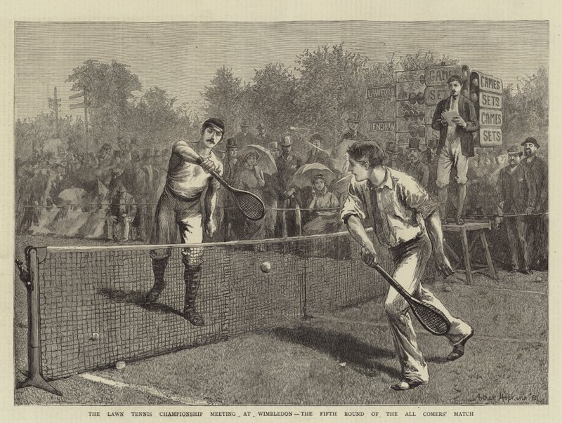 Lawn Tennis Championship Meeting i Wimbledon, den femte omgången av All Comers