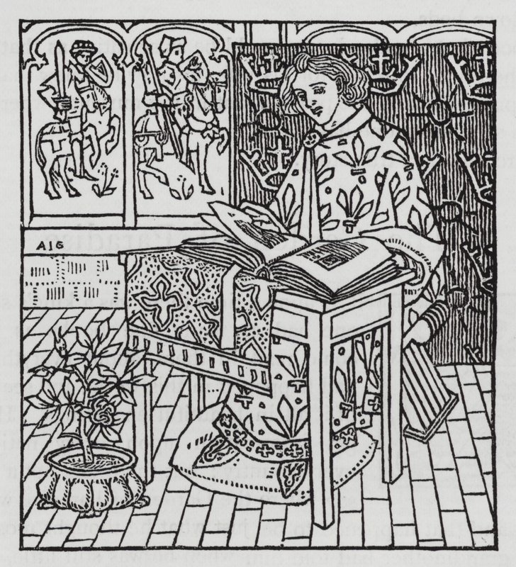 Hans Christian Andersen: Paradisets trädgård (litho) av Arthur Joseph Gaskin