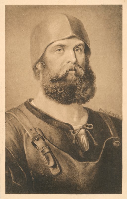 Peter Vischer d.ä., tysk skulptör (litografi) av Arthur Quartley