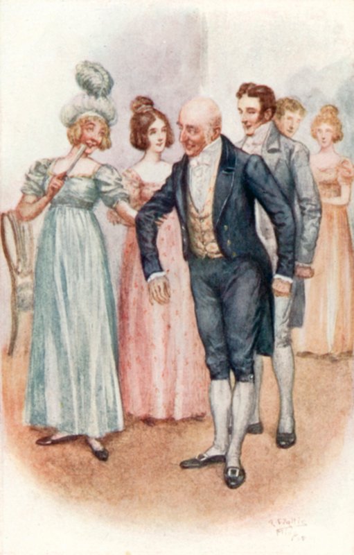 Illustration för Emma av Jane Austen av Arthur Wallis Mills