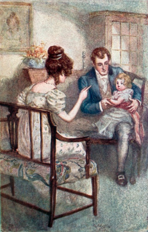 Illustration för Emma av Jane Austen av Arthur Wallis Mills