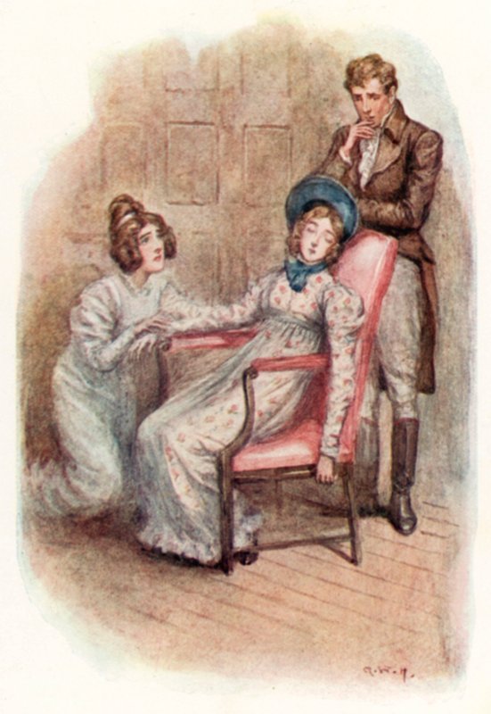 Illustration för Emma av Jane Austen av Arthur Wallis Mills