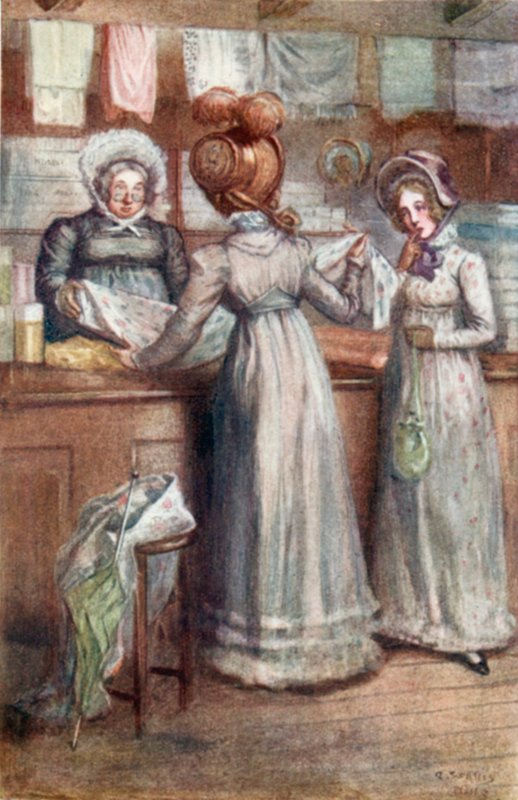 Illustration för Emma av Jane Austen av Arthur Wallis Mills