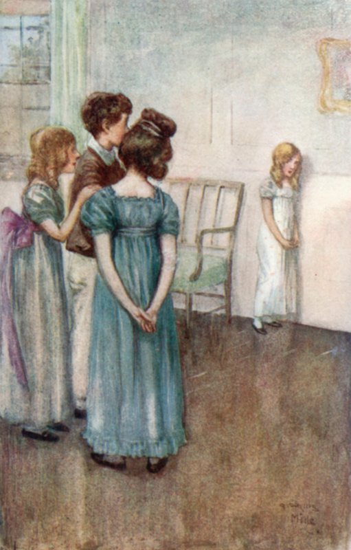 Illustration för Northanger Abbey av Jane Austen av Arthur Wallis Mills