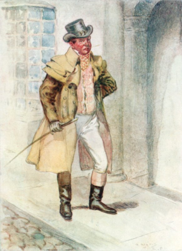 Illustration för Northanger Abbey av Jane Austen av Arthur Wallis Mills
