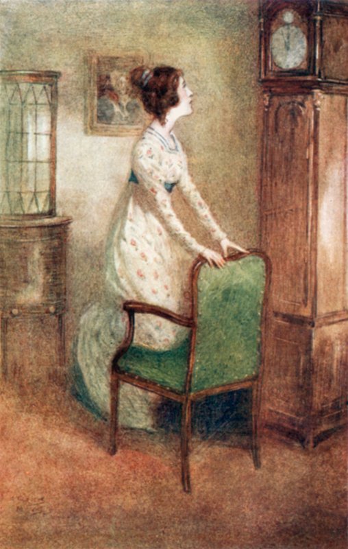 Illustration för Northanger Abbey av Jane Austen av Arthur Wallis Mills