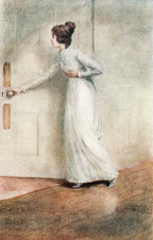 Illustration för Northanger Abbey av Jane Austen av Arthur Wallis Mills