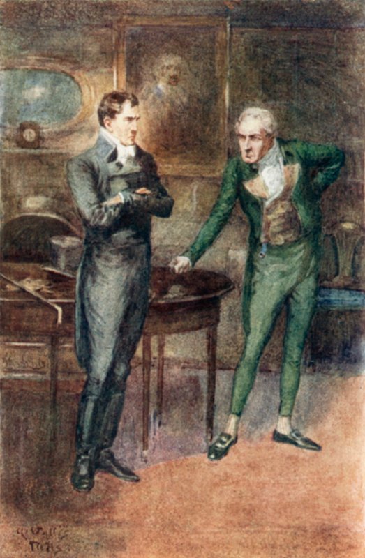 Illustration för Northanger Abbey av Jane Austen av Arthur Wallis Mills