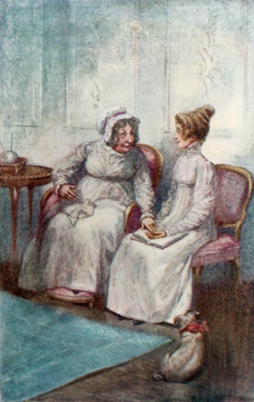 Illustration för Northanger Abbey av Jane Austen av Arthur Wallis Mills