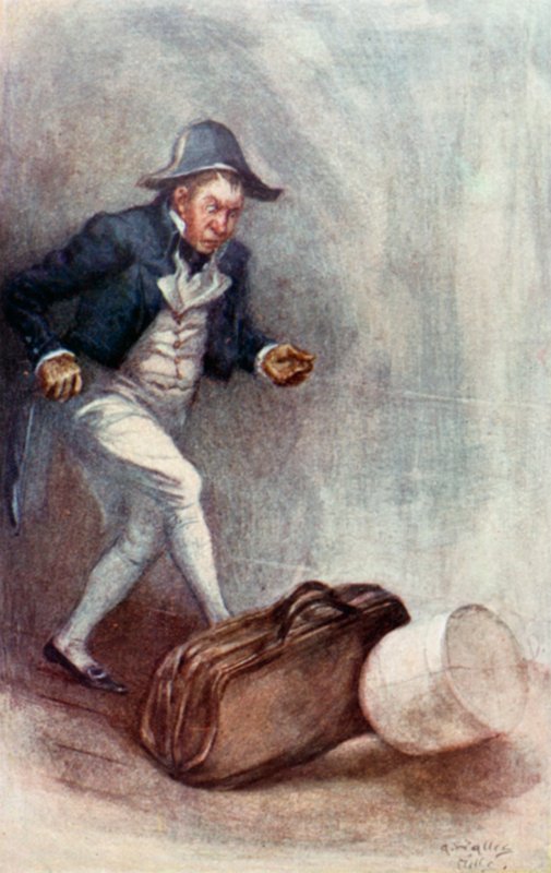 Illustration för Northanger Abbey av Jane Austen av Arthur Wallis Mills