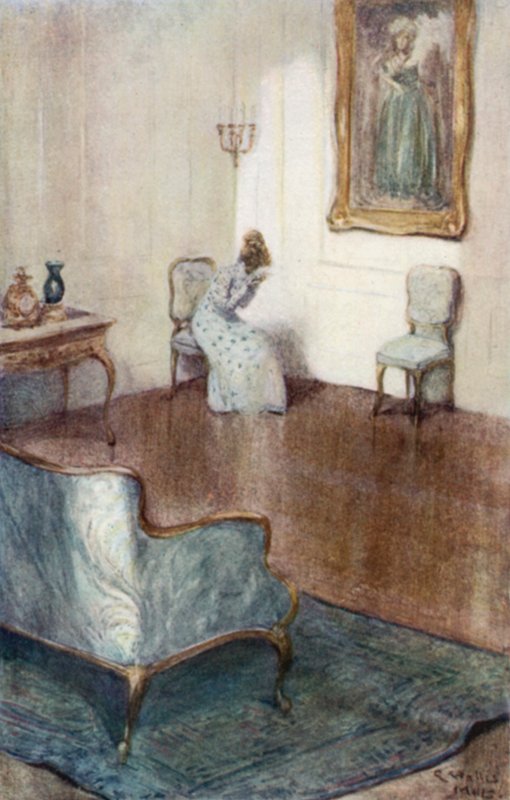 Illustration för Northanger Abbey av Jane Austen av Arthur Wallis Mills