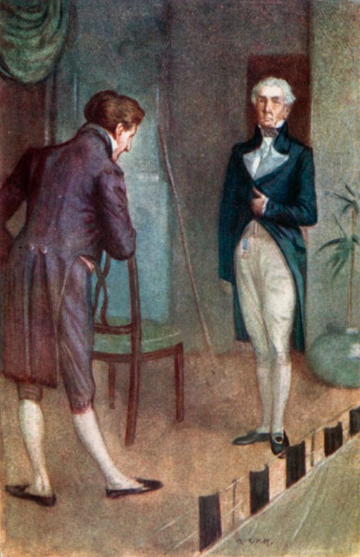 Illustration för Northanger Abbey av Jane Austen av Arthur Wallis Mills