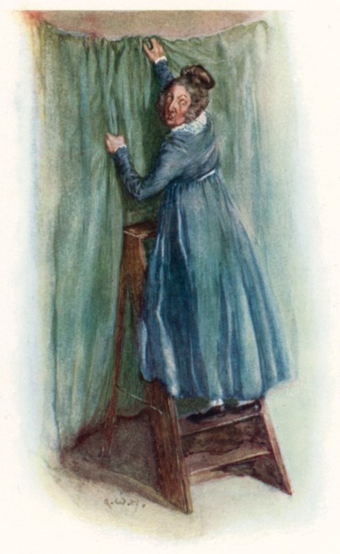 Illustration för Northanger Abbey av Jane Austen av Arthur Wallis Mills