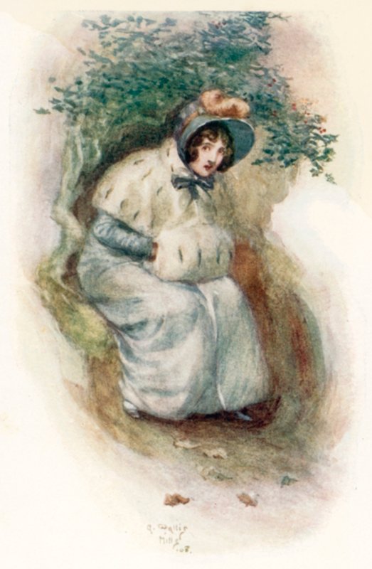 Illustration for Persuasion av Jane Austen av Arthur Wallis Mills