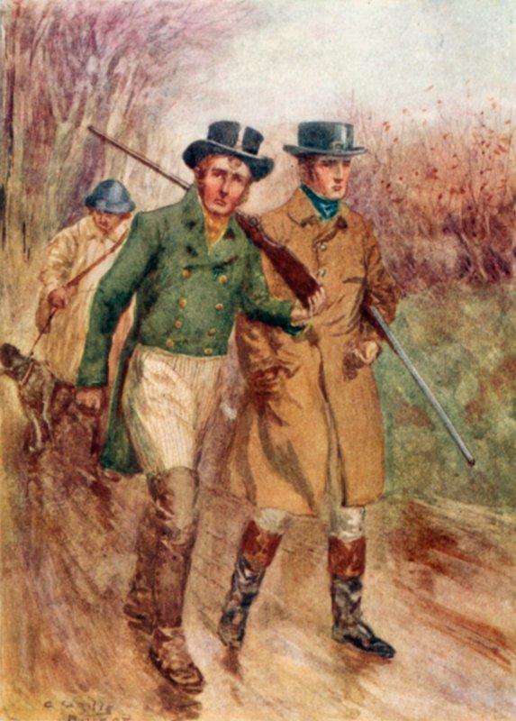 Illustration for Persuasion av Jane Austen av Arthur Wallis Mills
