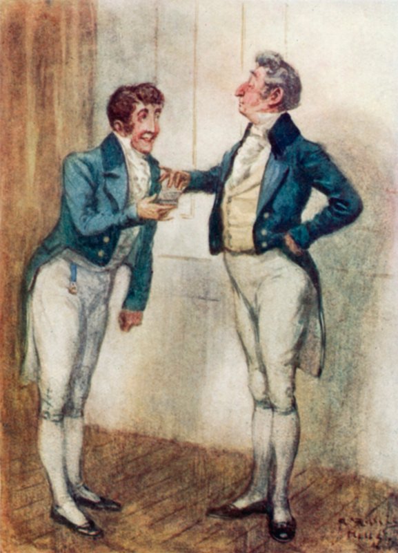 Illustration for Persuasion av Jane Austen av Arthur Wallis Mills