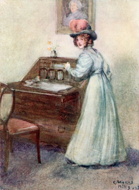 Illustration for Persuasion av Jane Austen av Arthur Wallis Mills