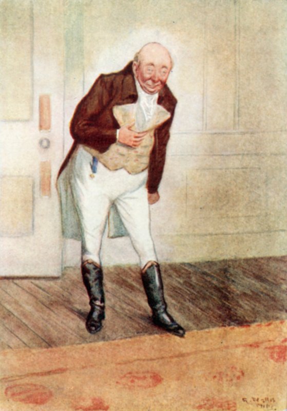 Illustration för Pride and Prejudice av Jane Austen av Arthur Wallis Mills
