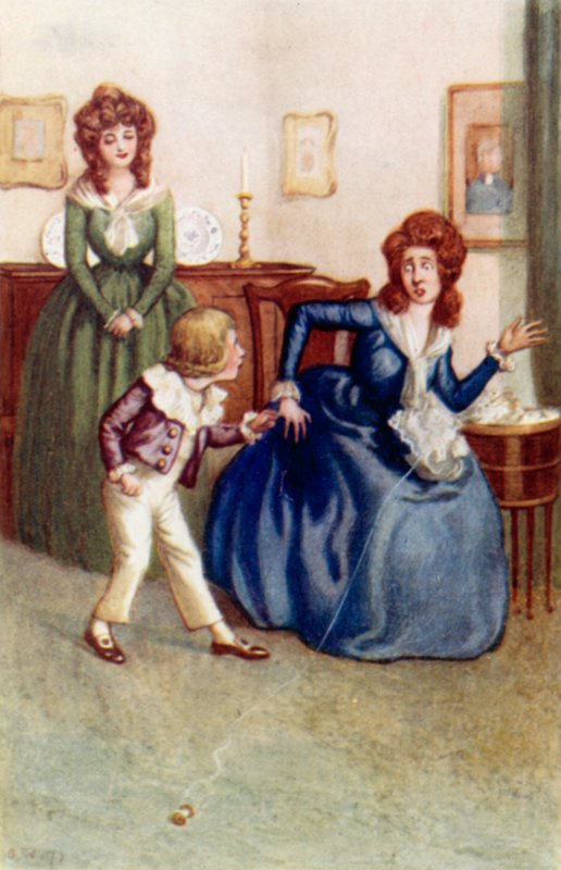 Illustration för Pride and Prejudice av Jane Austen av Arthur Wallis Mills