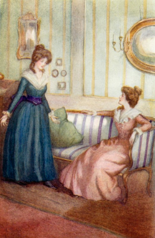 Illustration för Pride and Prejudice av Jane Austen av Arthur Wallis Mills