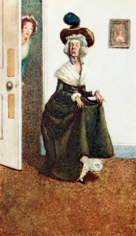 Illustration för förnuft och förnuft av Jane Austen av Arthur Wallis Mills