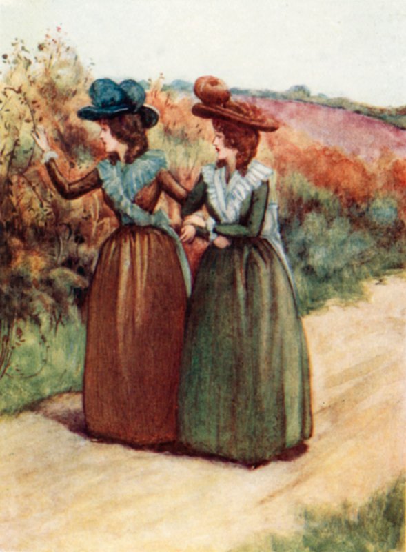 Illustration för förnuft och förnuft av Jane Austen av Arthur Wallis Mills