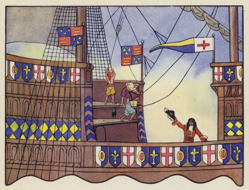 Illustration till Gullivers Travels av Jonathan Swift av Artus Scheiner