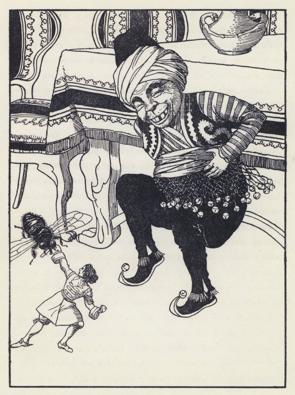 Illustration för Gullivers resor av Jonathan Swift av Artus Scheiner