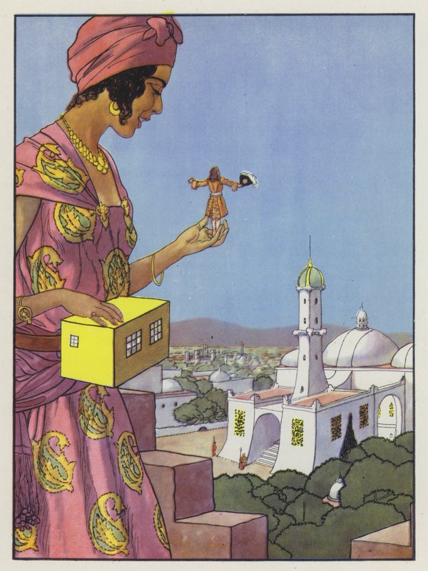Illustration för Gullivers resor av Jonathan Swift av Artus Scheiner