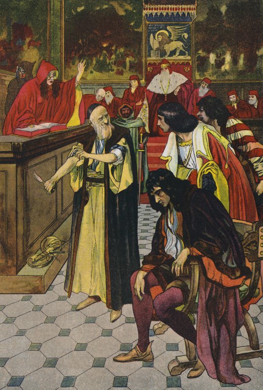 William Shakespeare, Köpmannen i Venedig av Artus Scheiner