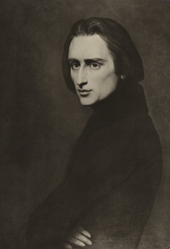 Franz Liszt, ungersk kompositör av Ary Scheffer