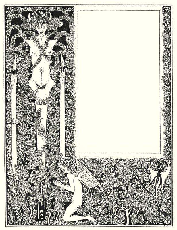 Design för titelsidan för "Salome" (gravyr) av Aubrey (after) Beardsley