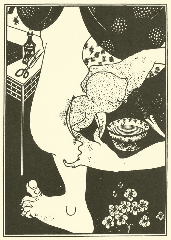 Benkalvens födelse av Aubrey Beardsley