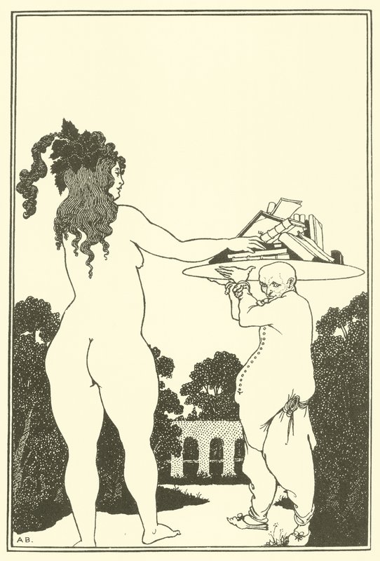Boktallrik av Aubrey Beardsley