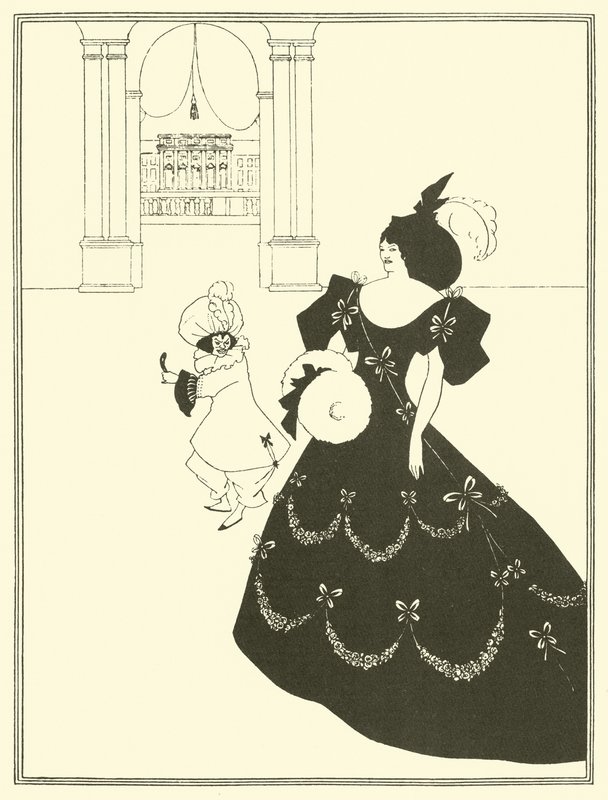 Komedi Balett av marionetter av Aubrey Beardsley