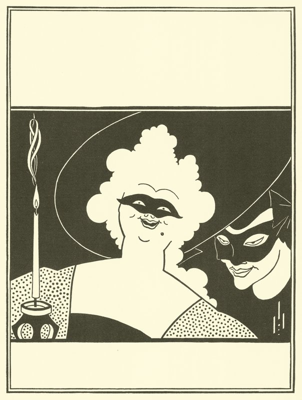 Omslagsdesign, den gula boken av Aubrey Beardsley