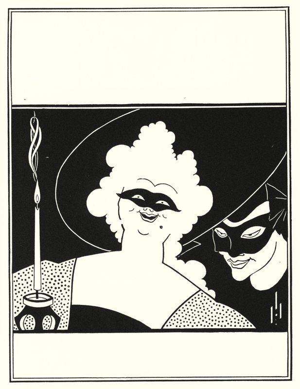 Omslagsdesign för "The Yellow Book", volym I av Aubrey Beardsley