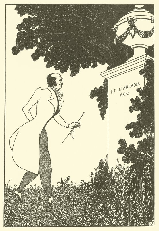 Och i Arcadia är jag av Aubrey Beardsley