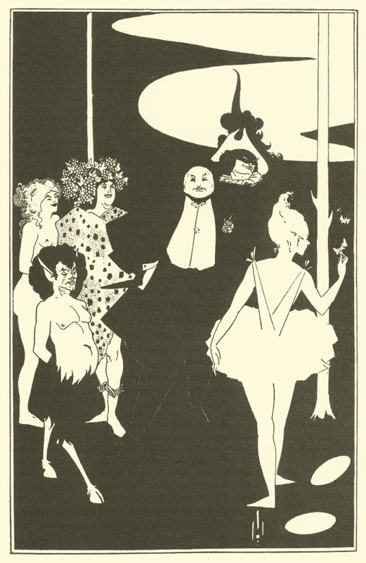 Frontispice, pjäser av John Davidson, 1893 av Aubrey Beardsley