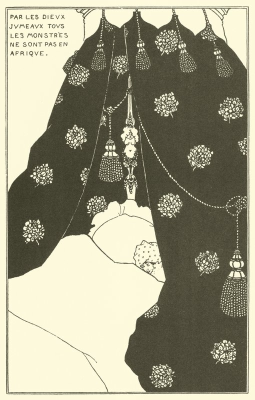 Porträtt av sig själv av Aubrey Beardsley