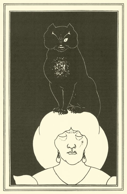 Den svarta katten av Aubrey Beardsley