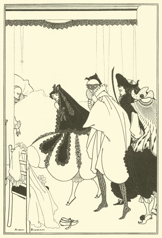 Pierrots död av Aubrey Beardsley