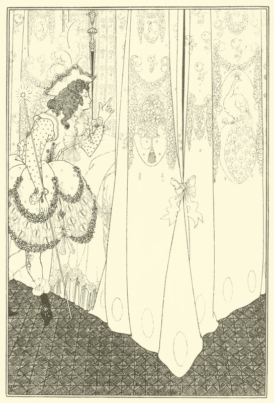 Drömmen från The Rape of the Lock av Aubrey Beardsley