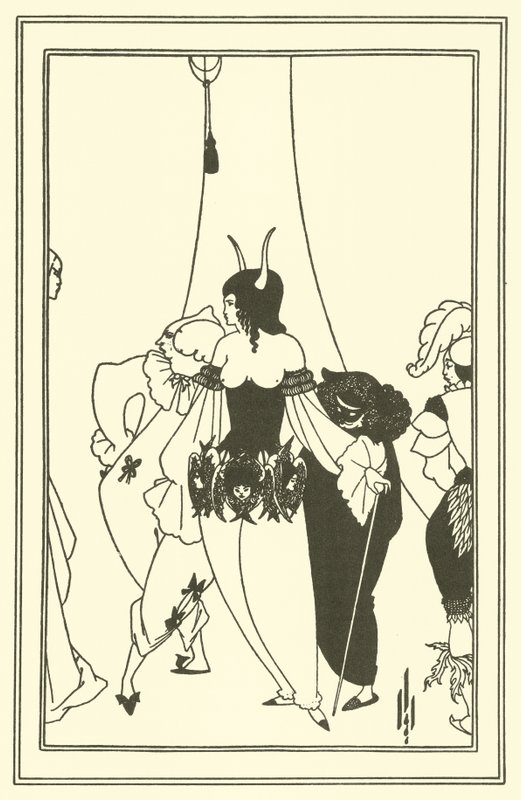 Röda dödens mask av Aubrey Beardsley
